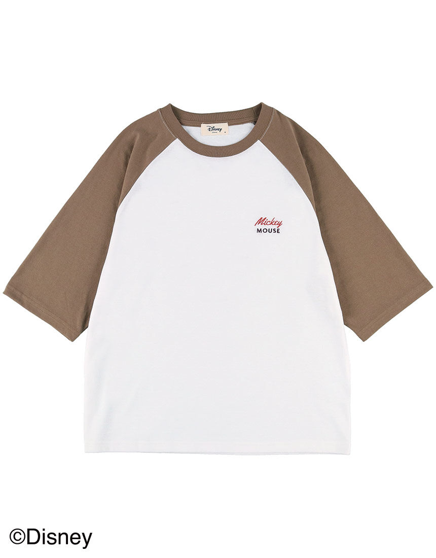 新品❣️未使用❣️WACHIFIELD ラグランSW Tシャツ Lサイズ Lingè Noël ランジェノエル ミッキー ラグランTシャツ Tシャツ