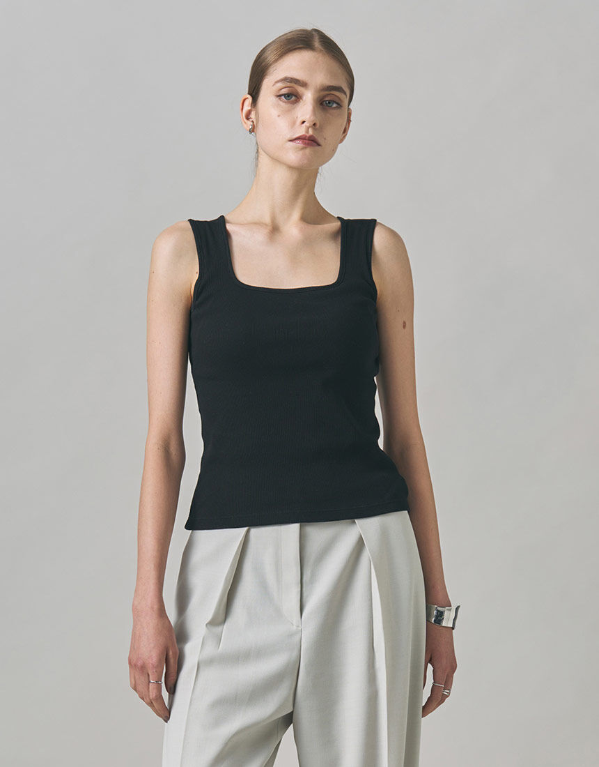 OUR WACOAL 【ICBコラボ】カップインスクエアネックタンク