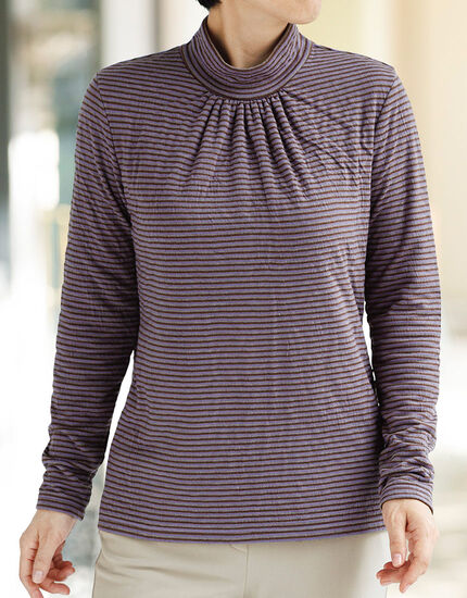 あったかボーダートップス, , main