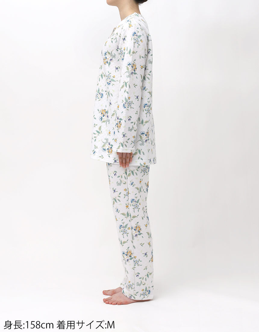 ワコール　MINTON　ミントン　綿100%高級パジャマ　LLサイズ ワコール_リラックス＆スリープ 【綿混】中わた入りでとてもあたたかい