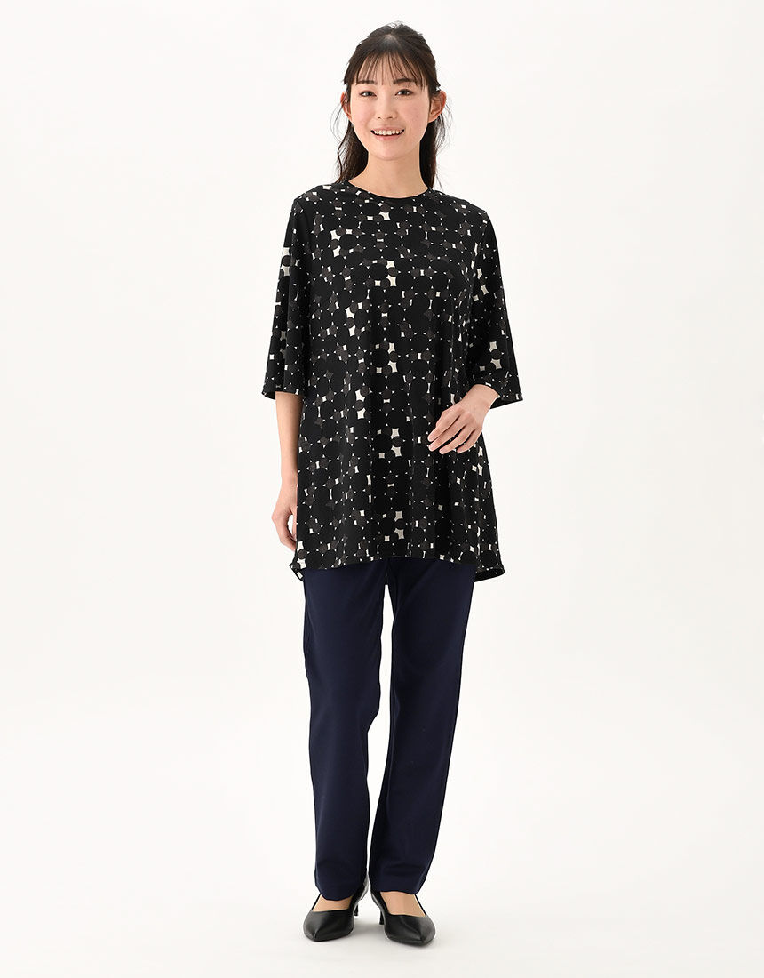 ワコール_カルソン 定番ストレートシルエット アウター パンツ KKN131