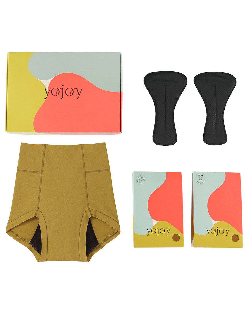 YOJOY 【ギフトBOX入り】吸水サニタリーショーツ＆吸水パッド