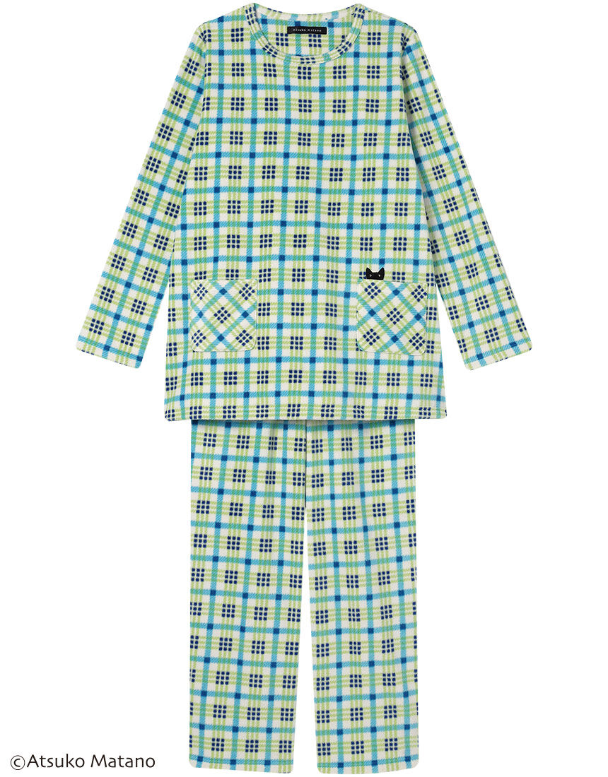 アツコマタノ 【綿混】とてもあたたかいキルトニット素材を使用