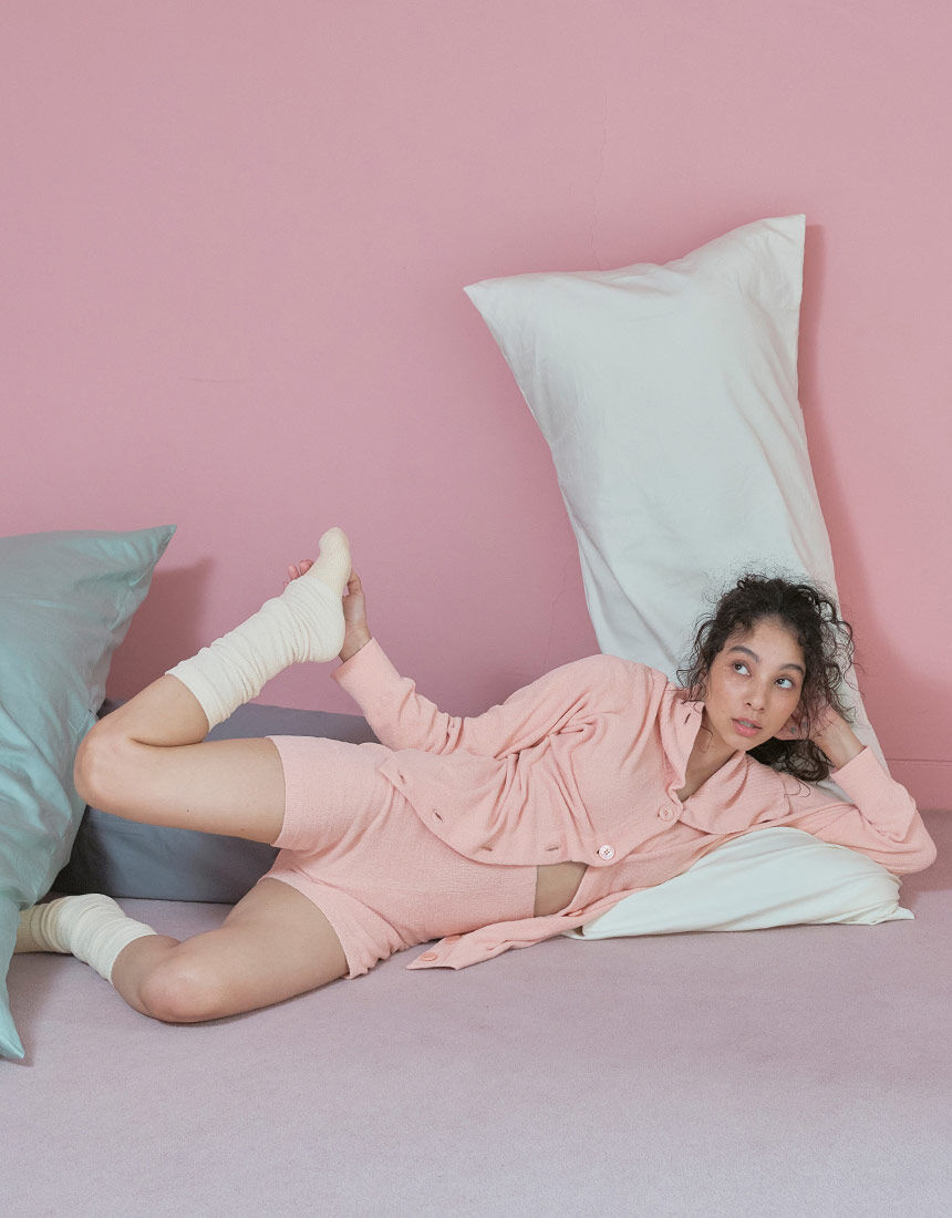 YOJOY ぽかふわあったかルームアイテム はらまき付きボトム（1分