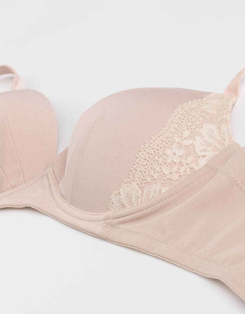 3/4カップブラ(ノンワイヤーブラ), , hi-res