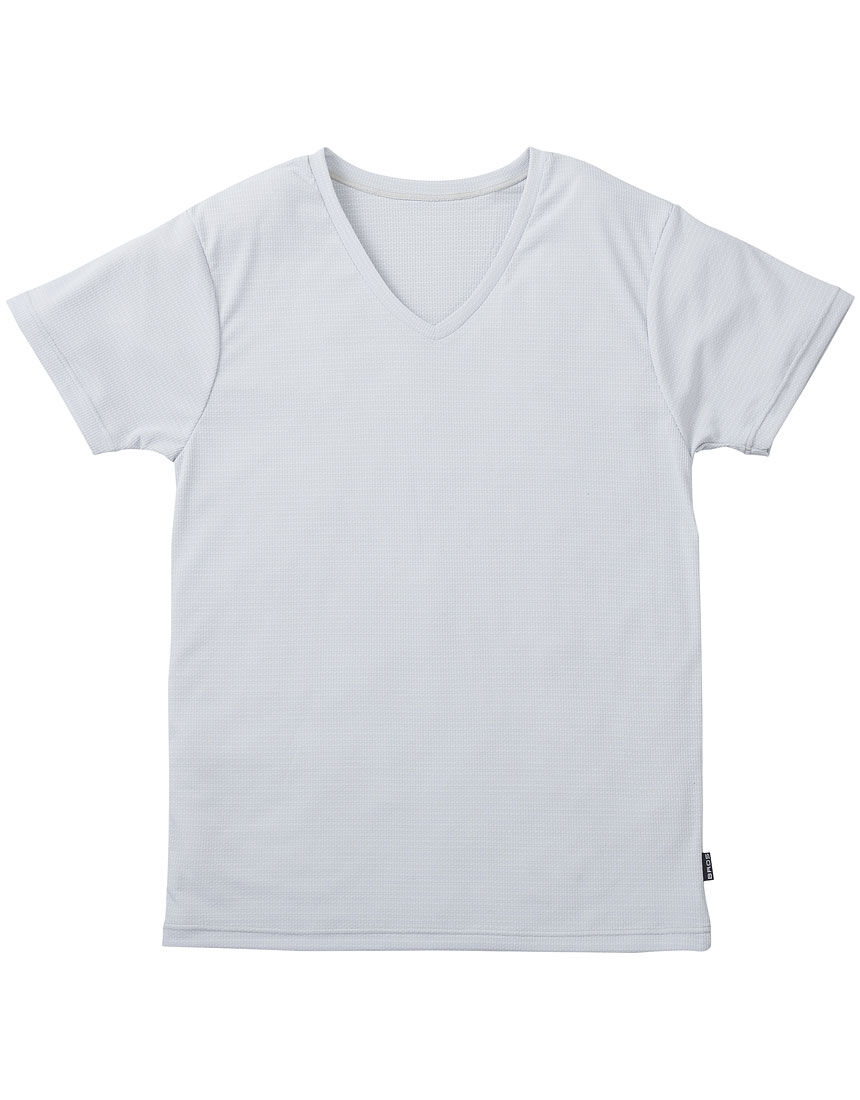 ＜ワコール＞ ムレからの解放 メンズシャツ（半袖） ＜サイズ＞ L ＜カラー＞ GY