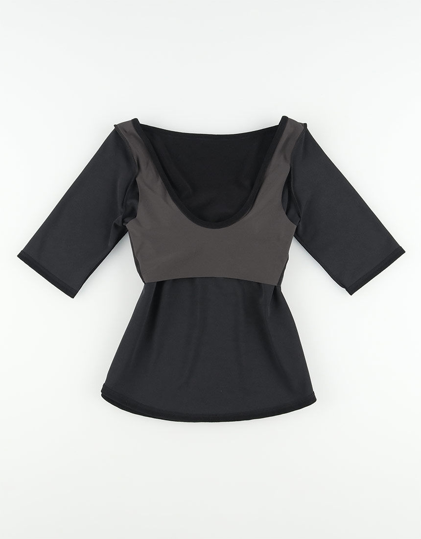 OUR WACOAL カップインパイルTシャツ アウター OUR WACOAL カップインパイルTシャツ アウター