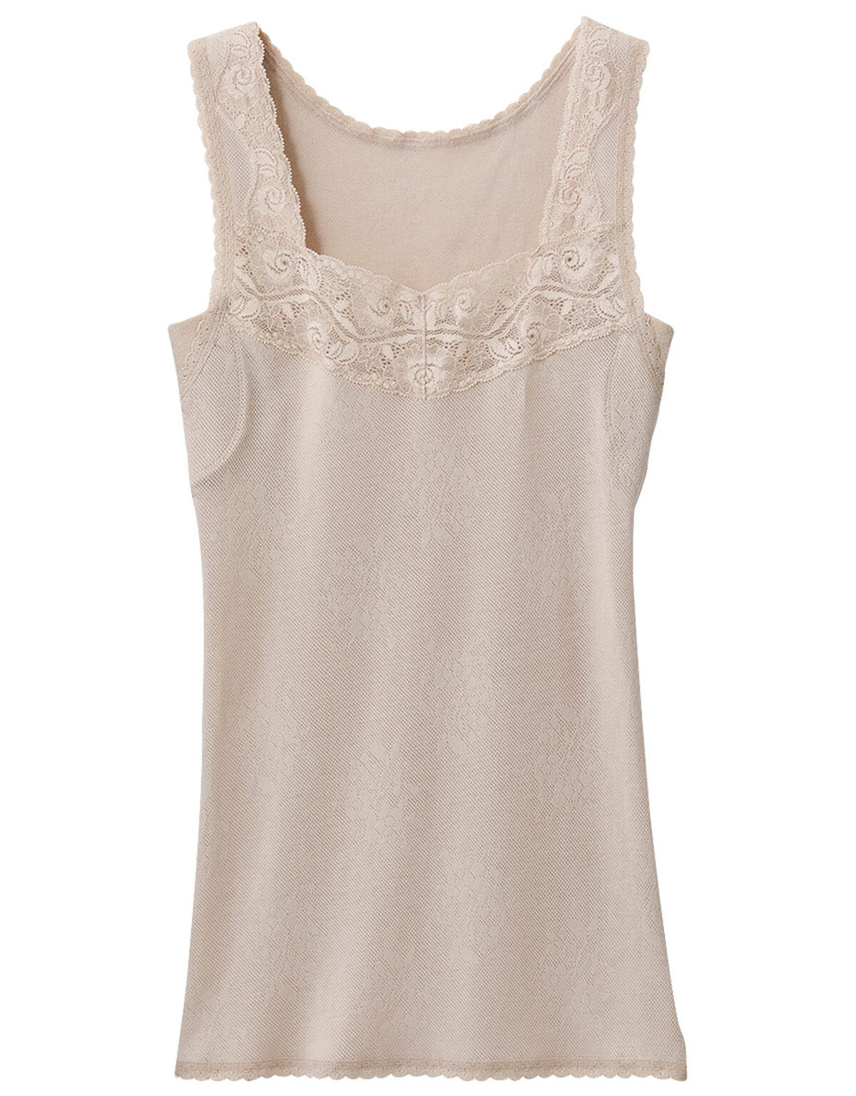 ワコール／ラブボディ 柄メッシュ汗取りタンクトップ MU7184｜ワコール  