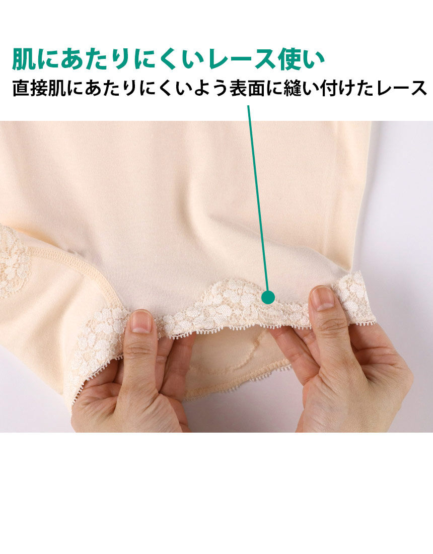 ワコール／らくラクパートナー 防水布付き（はきこみ丈深め