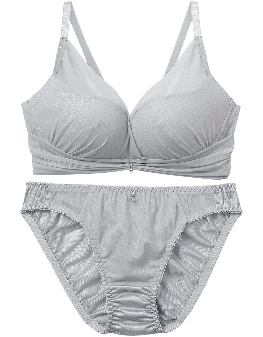 Lingè Noël ランジェノエル シアーロマンティック ブラ＆ショーツ