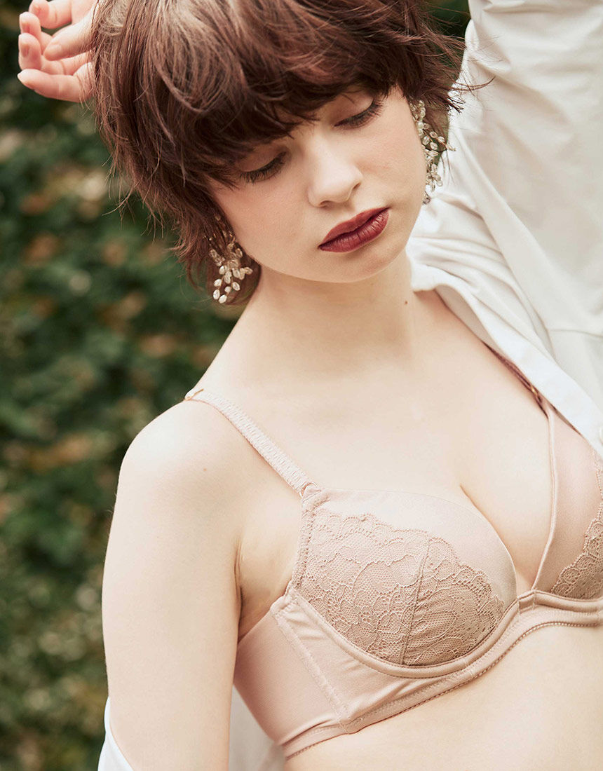 northerly (ノーザリー) 【楽盛りフィット】Tシャツブラ 3／4