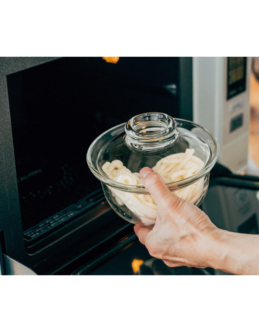 電子レンジ調理器　ガラス丼鉢, , hi-res