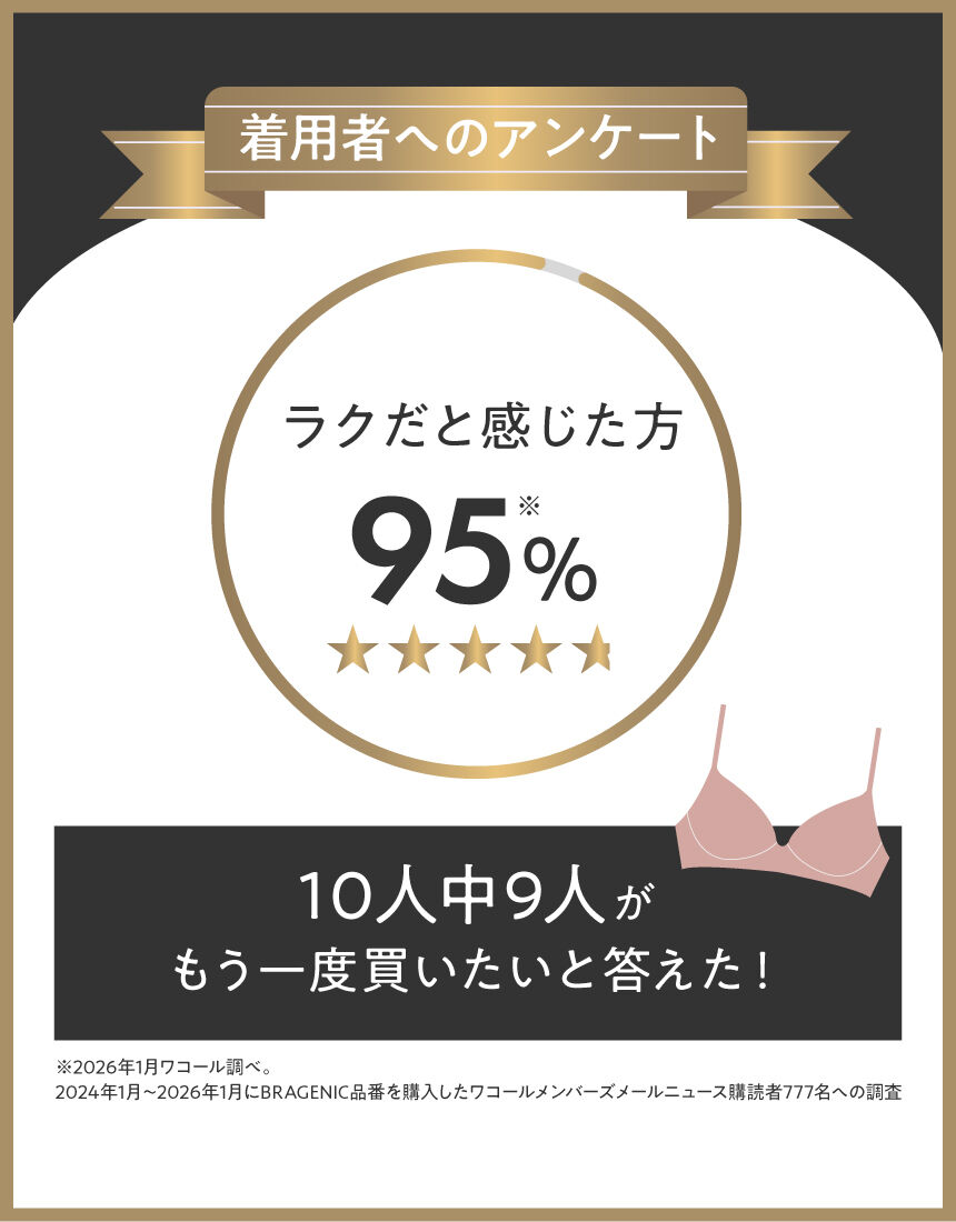３／４カップブラ（ノンワイヤーブラ）, , hi-res