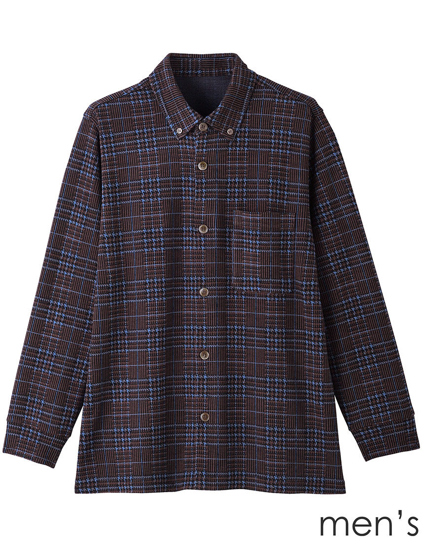 ワコール　らくラクパートナー　メンズパジャマ　上下セット ワコール／らくラクパートナー 綿100％紳士パジャマ【長袖