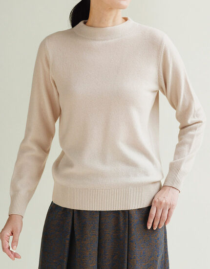 カシミヤボトルネックセーター, , main