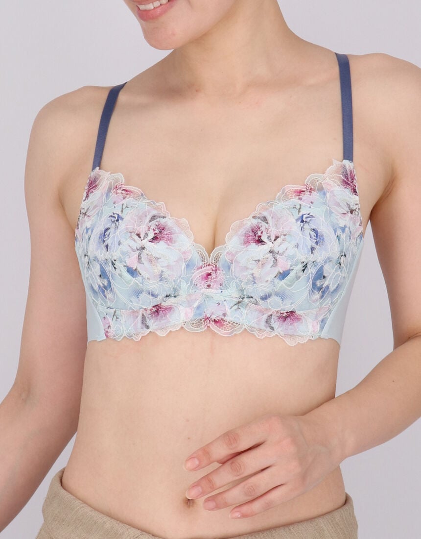 ３／４カップブラ（ノンワイヤーブラ）, , hi-res