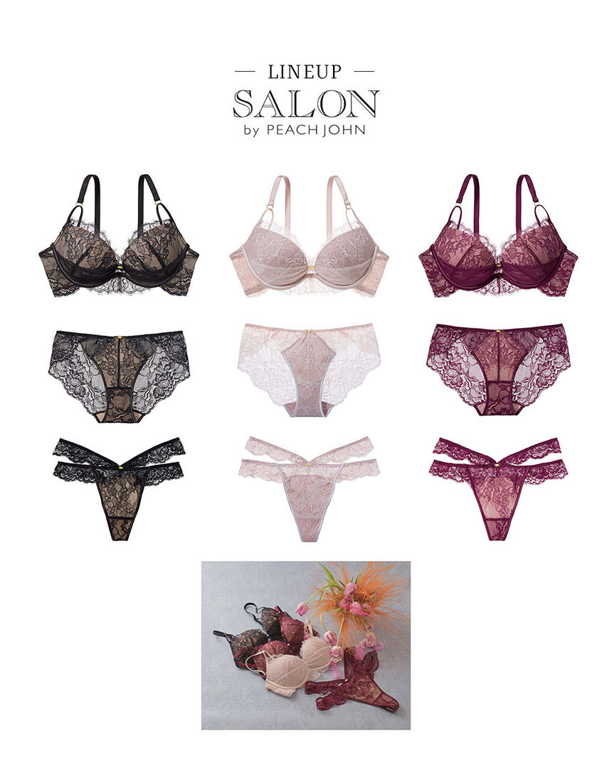 SALON by PEACH JOHN 【盛りブラ・着やせ】繊細アイラッシュが胸元を