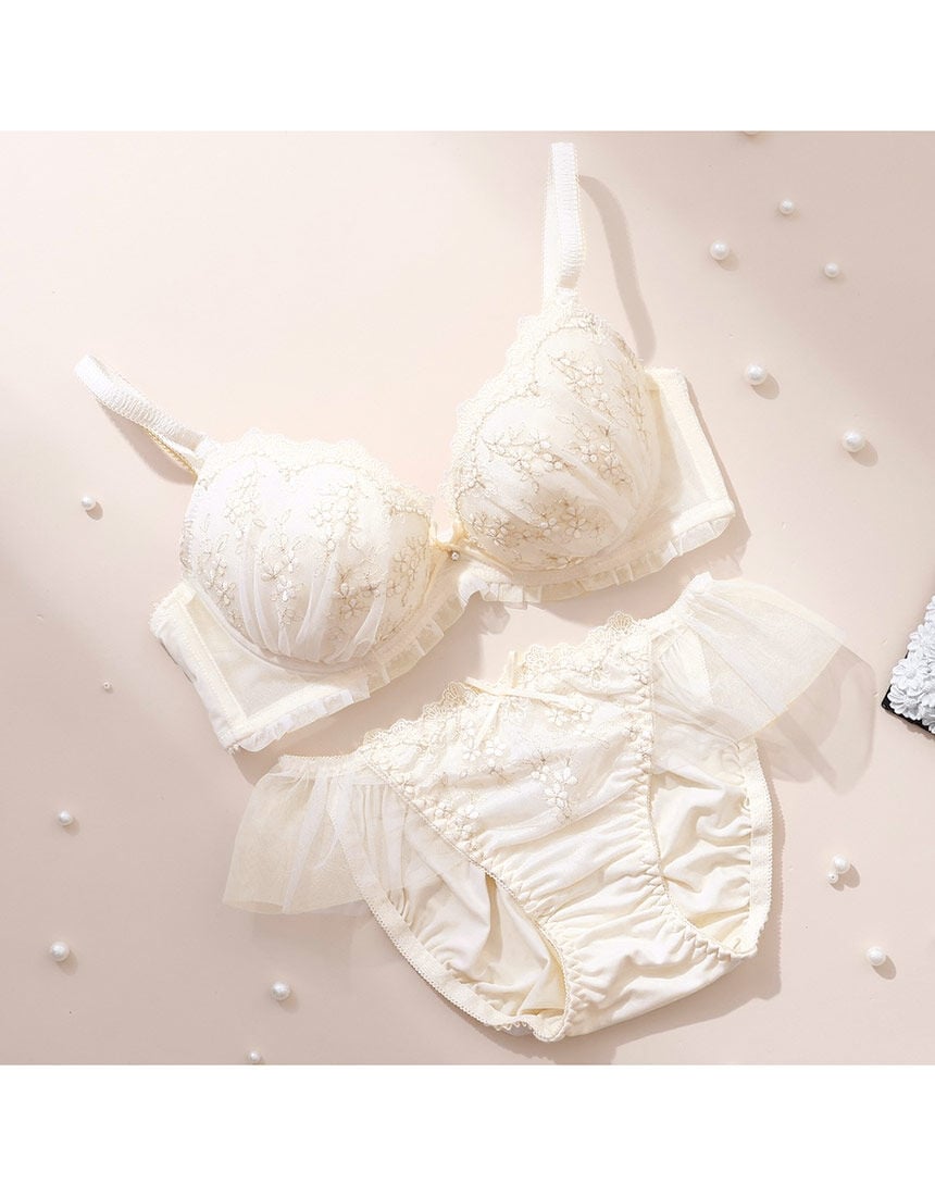 Lingè Noël ランジェノエル フレンチガーリー ブラ＆ショーツセット