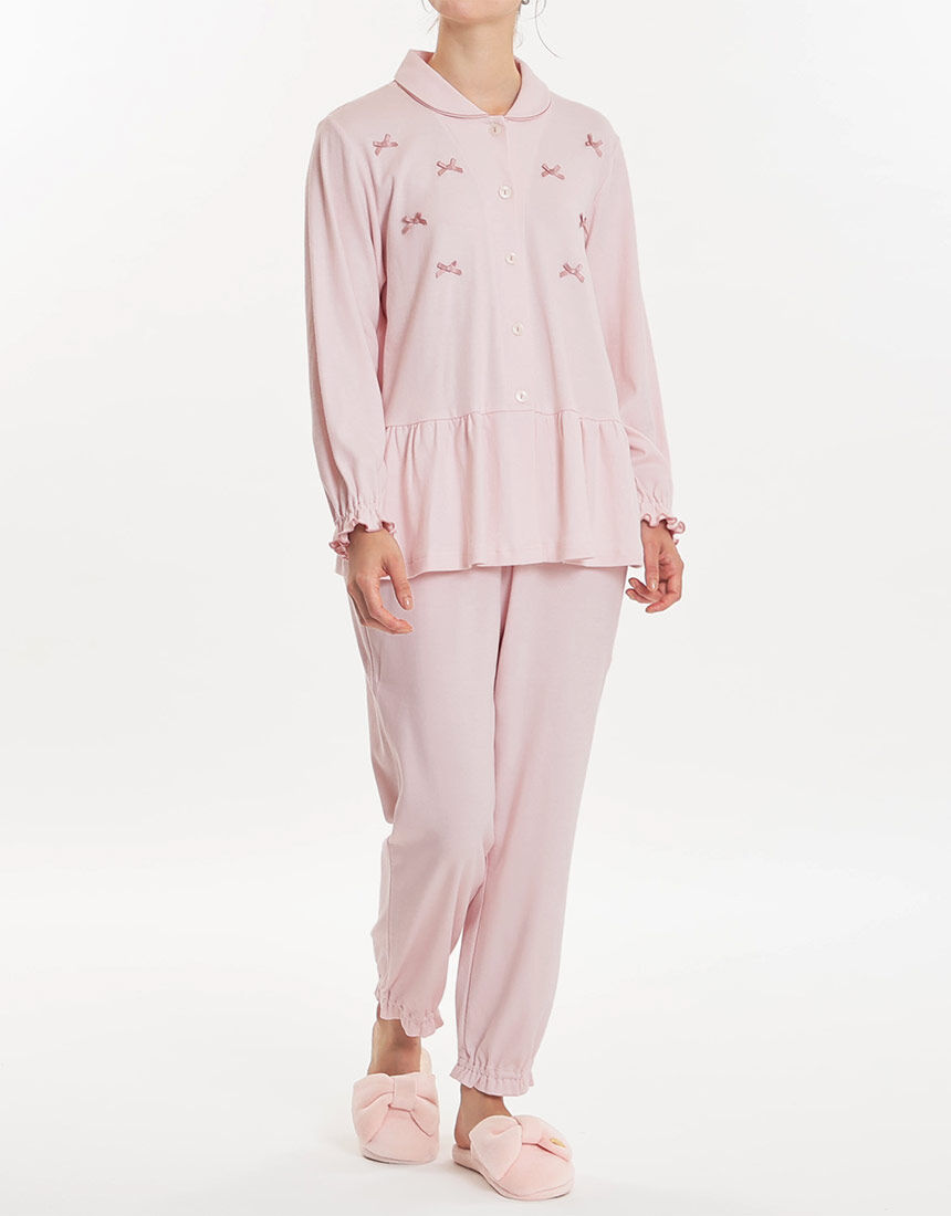 Lingè Noël ランジェノエル スムースムジ パジャマ NZL610｜ワコール