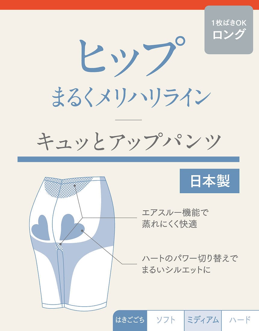 ガードル（ロング丈）, , hi-res