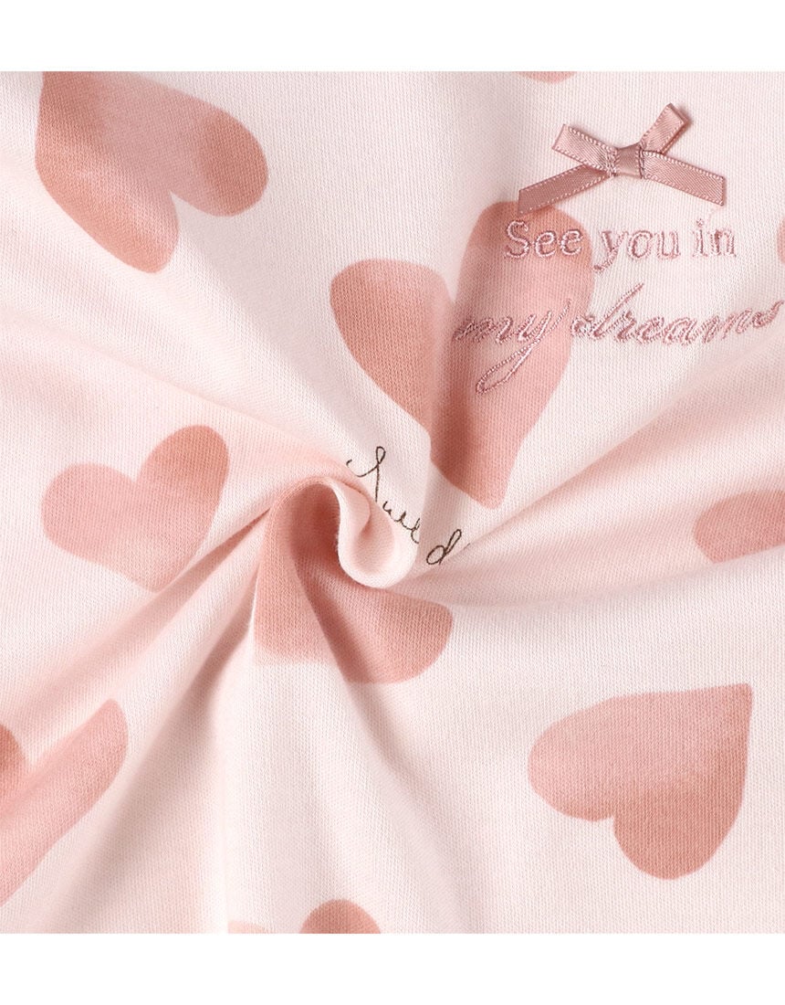 Lingè Noël ランジェノエル スムースハート パジャマ NZL310｜ワコール