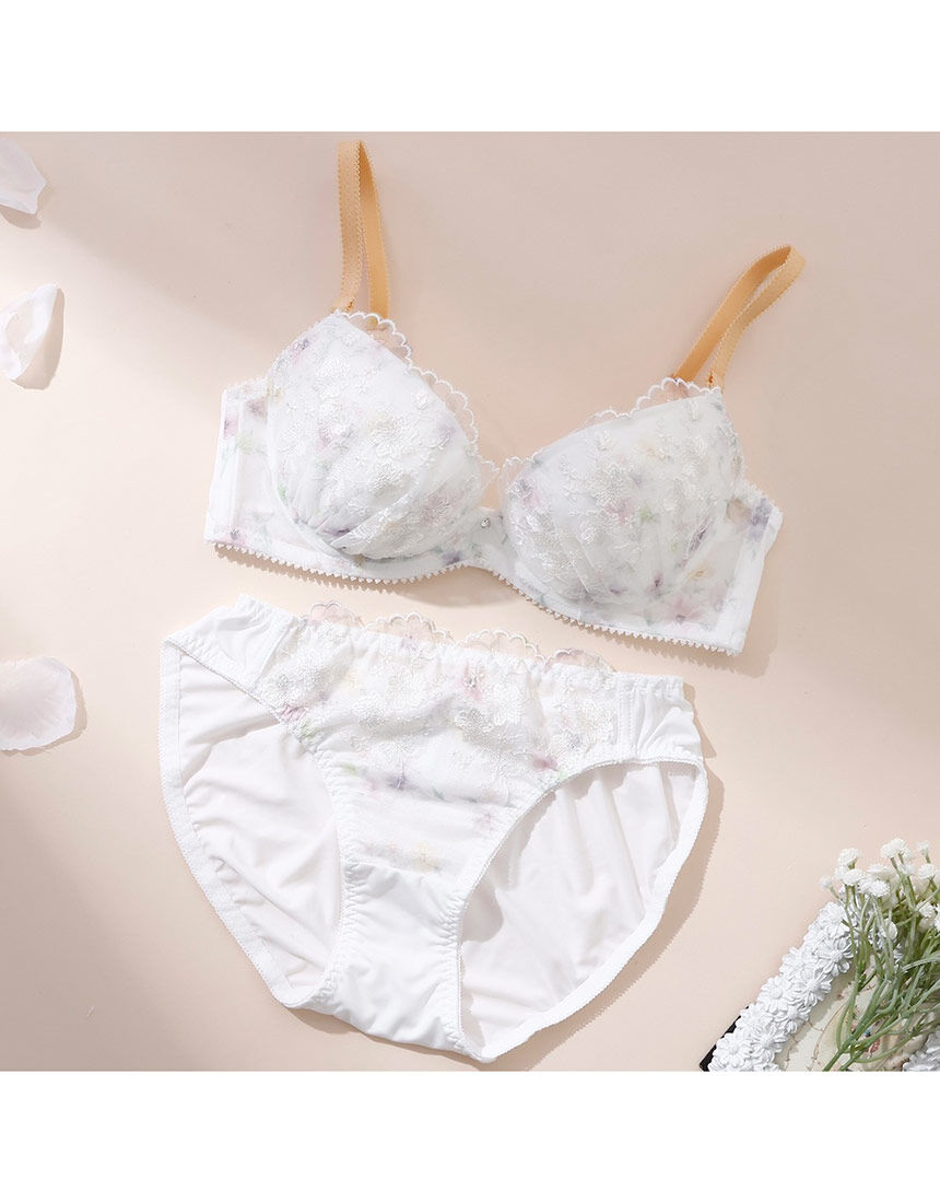 Lingè Noël ランジェノエル フェデフルール ブラ＆ショーツセット