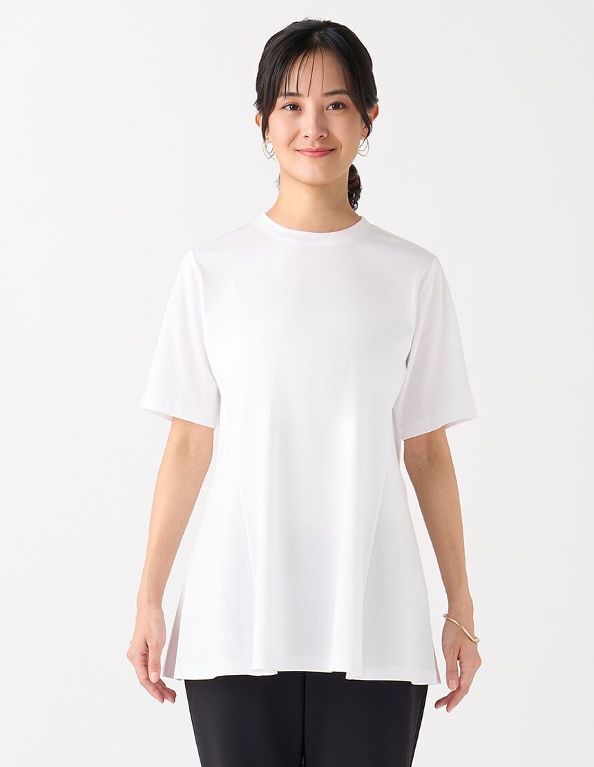 ＡラインフレアチュニックＴシャツ, , hi-res