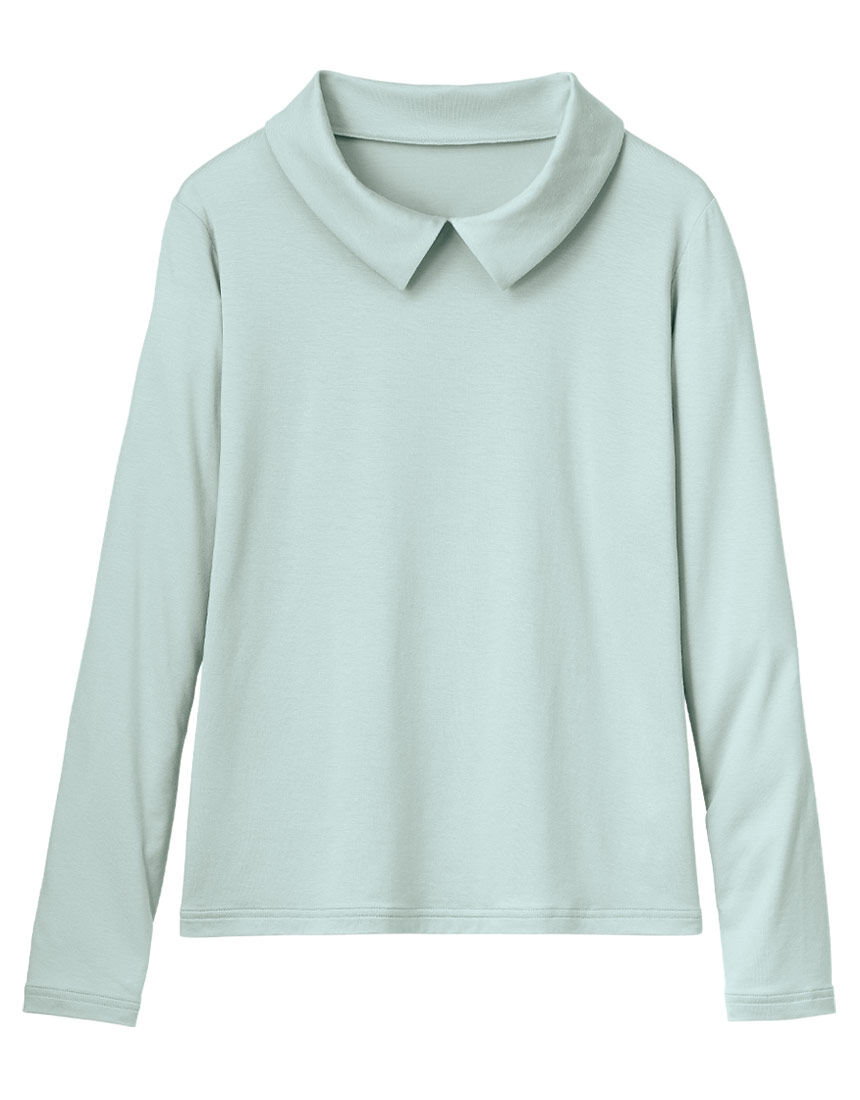 デザイン襟付トップス, , hi-res