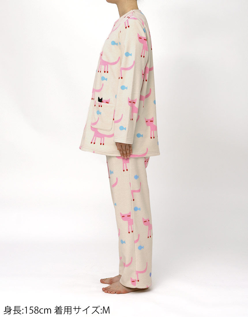 アツコマタノ とてもあたたかなマイクロフリース素材を使用 パジャマ