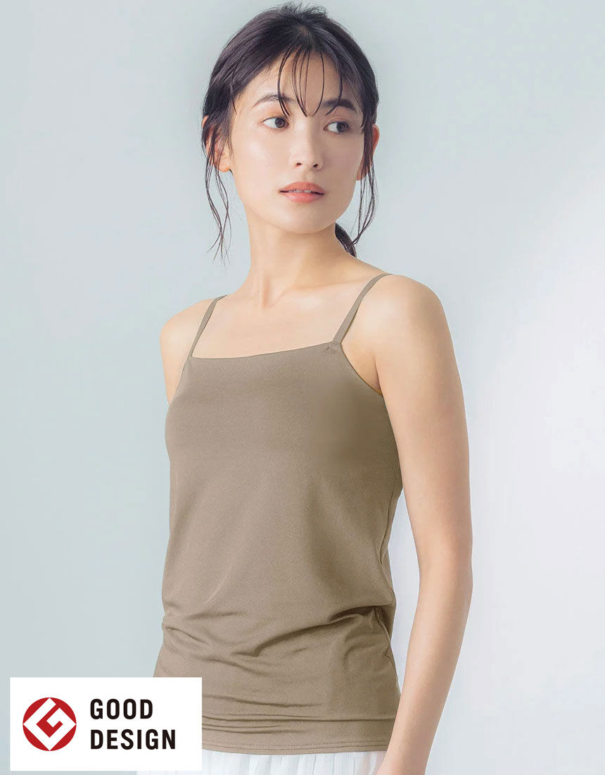 28600円　M　ワコール　トレフル　繊細なレースの美しいキャミソール　イエロー 28600円 M ワコール トレフル 繊細なレースの美しいキャミソール
