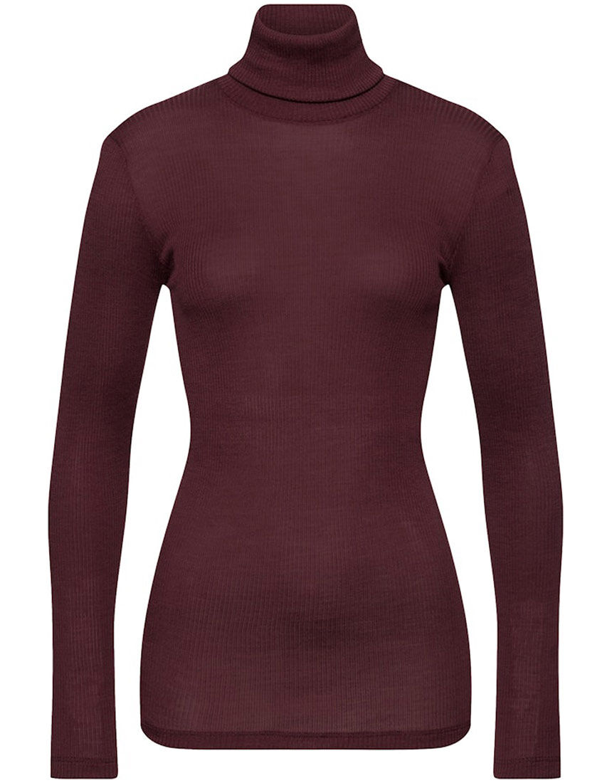 ハンロ 身生地ウール・シルク素材 トップス（長袖） UIH741｜ワコール