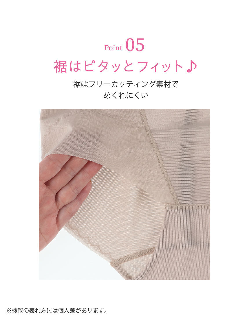 ワコール ウエストがラク！ヒップあがる！【メッシュタイプ】 ガードル