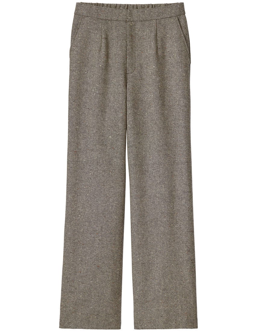 尾州産素材ウール混ツイードパンツ 尾州産素材ウール混ツイードパンツ