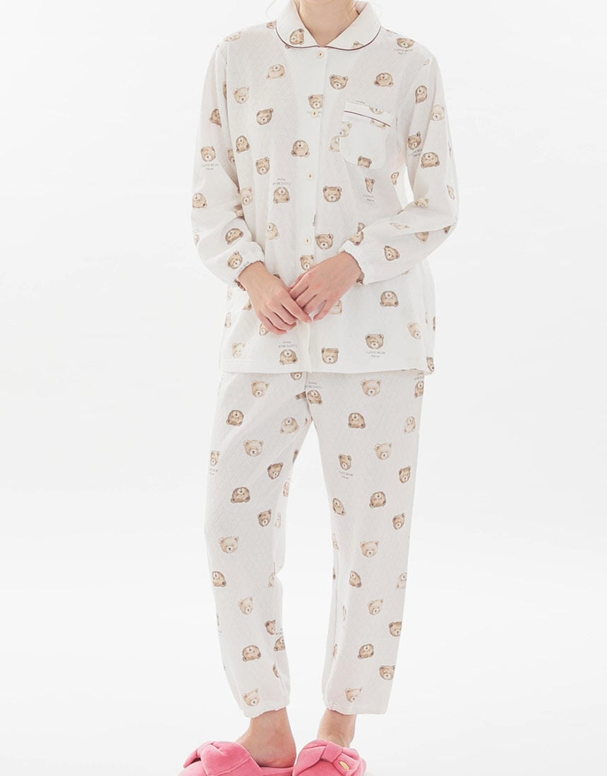 Lingè Noël ランジェノエル 接結くま パジャマ NZL620｜ワコール直営の