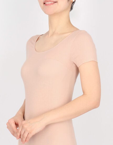 レディスインナー　トップ（２分袖）, , main