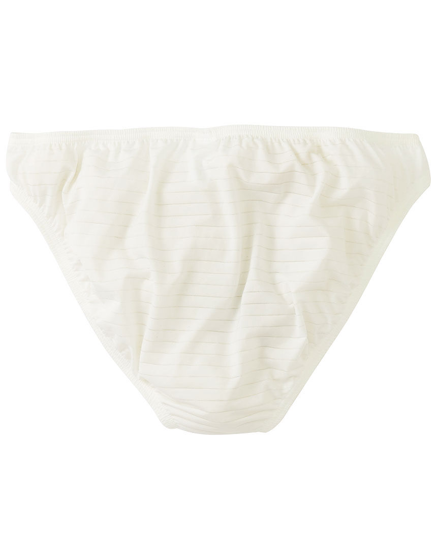 ホワイトプリーツデザインフレーム ブロス バイ ワコールメン 【透けボーダー】定番ブリーフ。立体