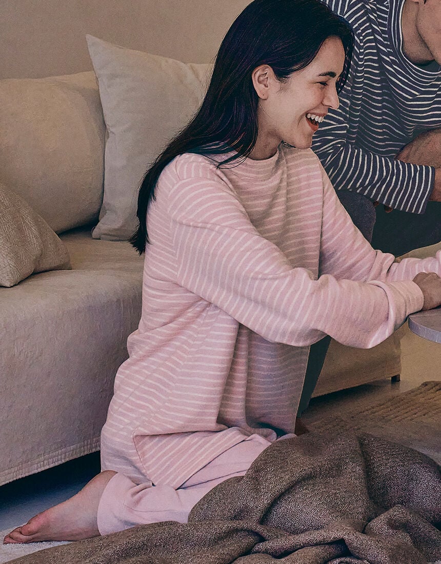 ワコール／睡眠科学 ふんわり軽やか あったか パジャマ YDW463