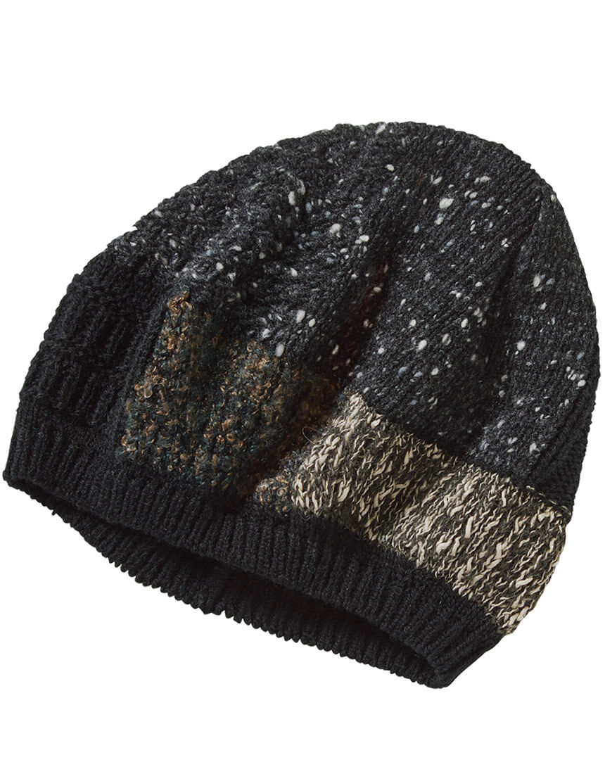 モザイク柄ベレー帽 モザイク柄ベレー帽