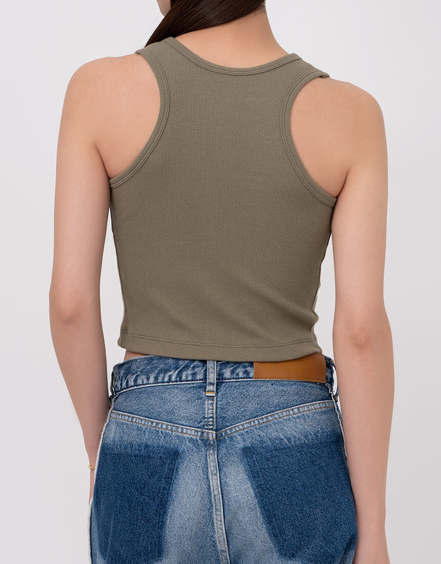 【かな】新品RHC別注OUR WACOAL カップイン タンクトップ OUR WACOAL カップインクロップドタンクトップ アウター