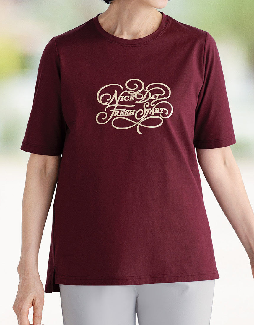 ロゴプリントＴシャツ, , hi-res