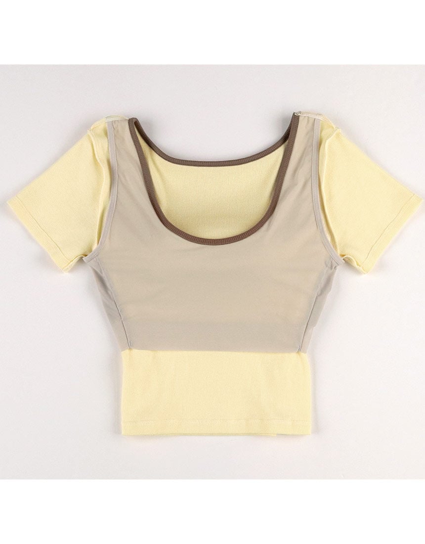 カップ付きトップス, , hi-res