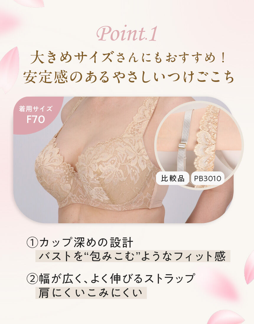 E75 ウイング/ワコール　レシアージュ　ブラジャー PB2820ほか　3点 楽天市場】30%OFF ワコール／ウイング レシアージュ [Lesiage] 3