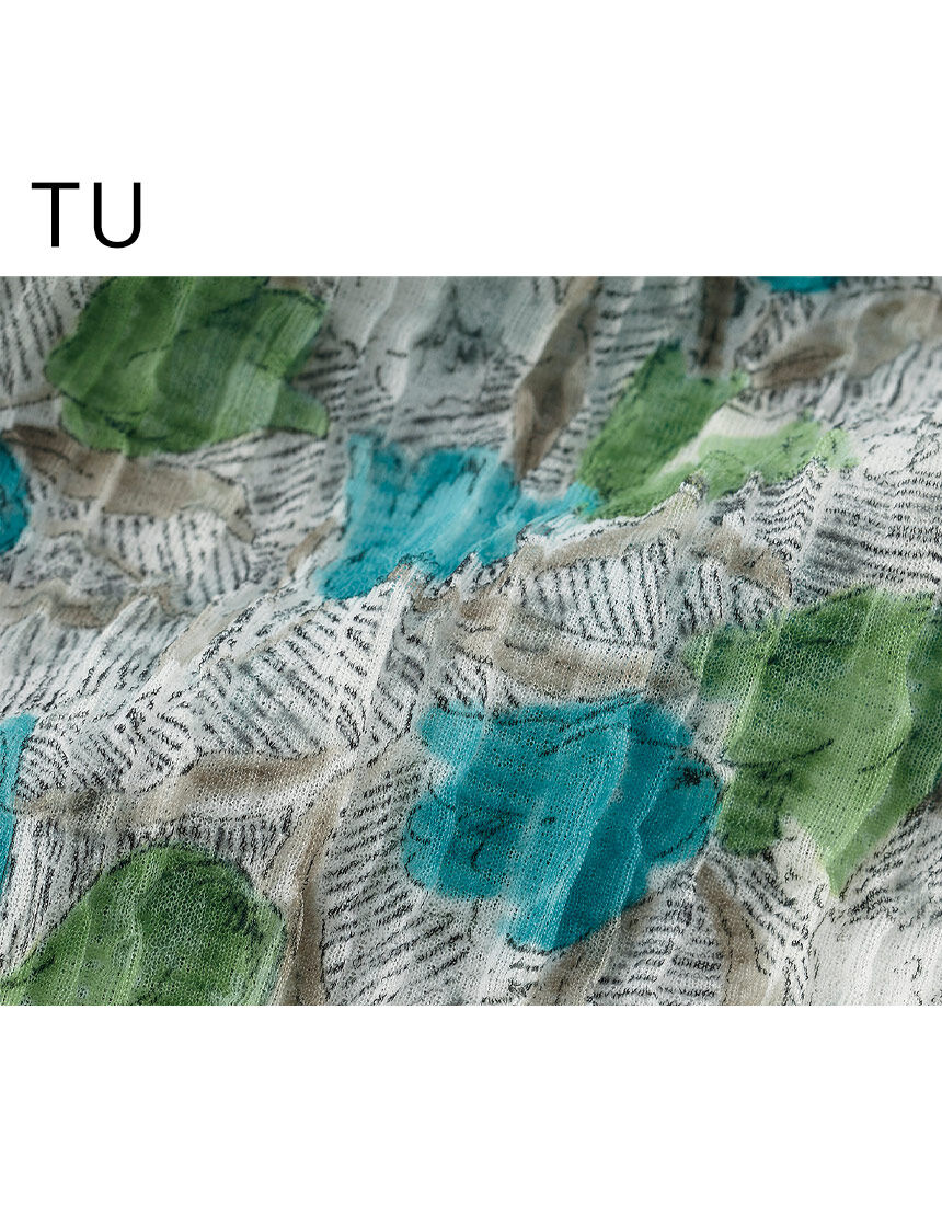 接結プリントトップス, , hi-res