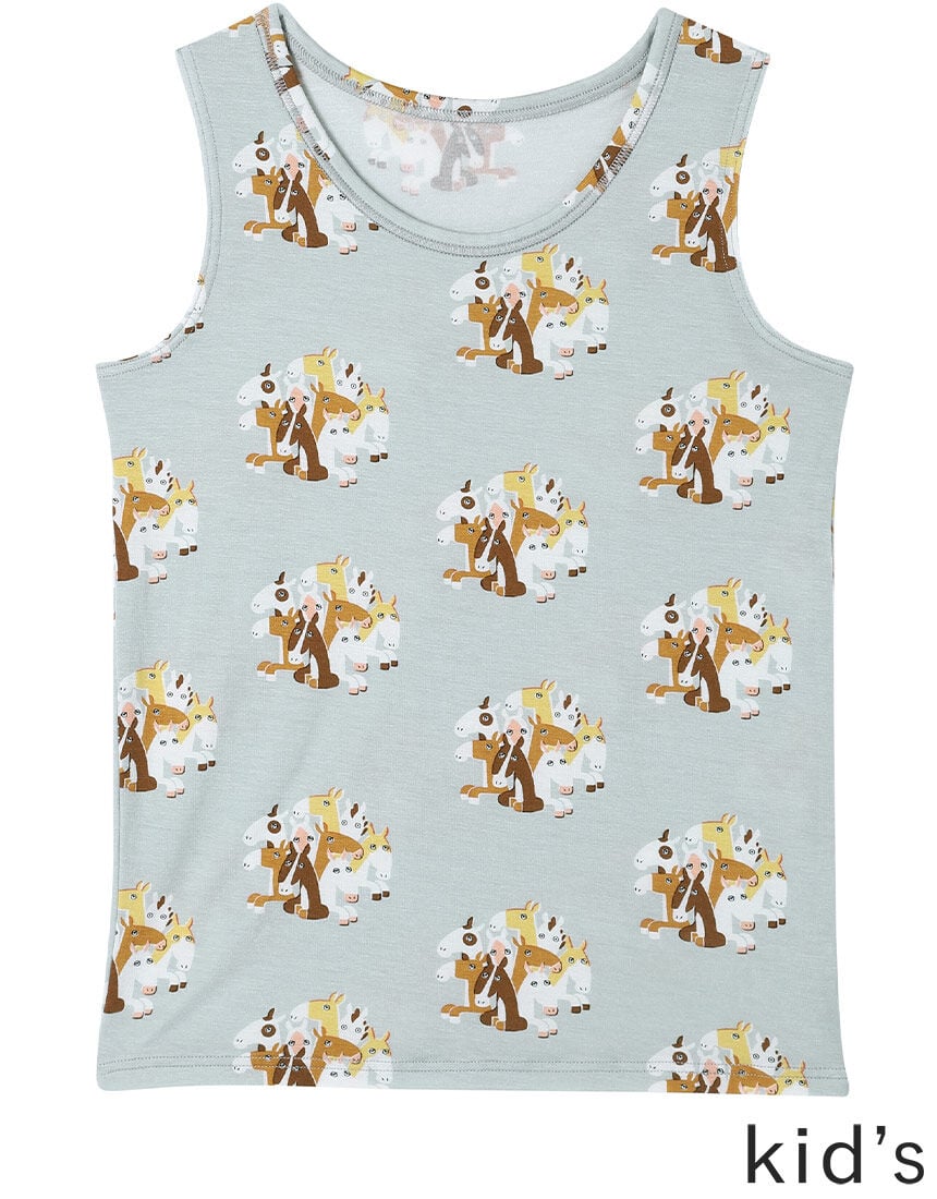 男女児兼用トップ（ノースリーブ）, , hi-res