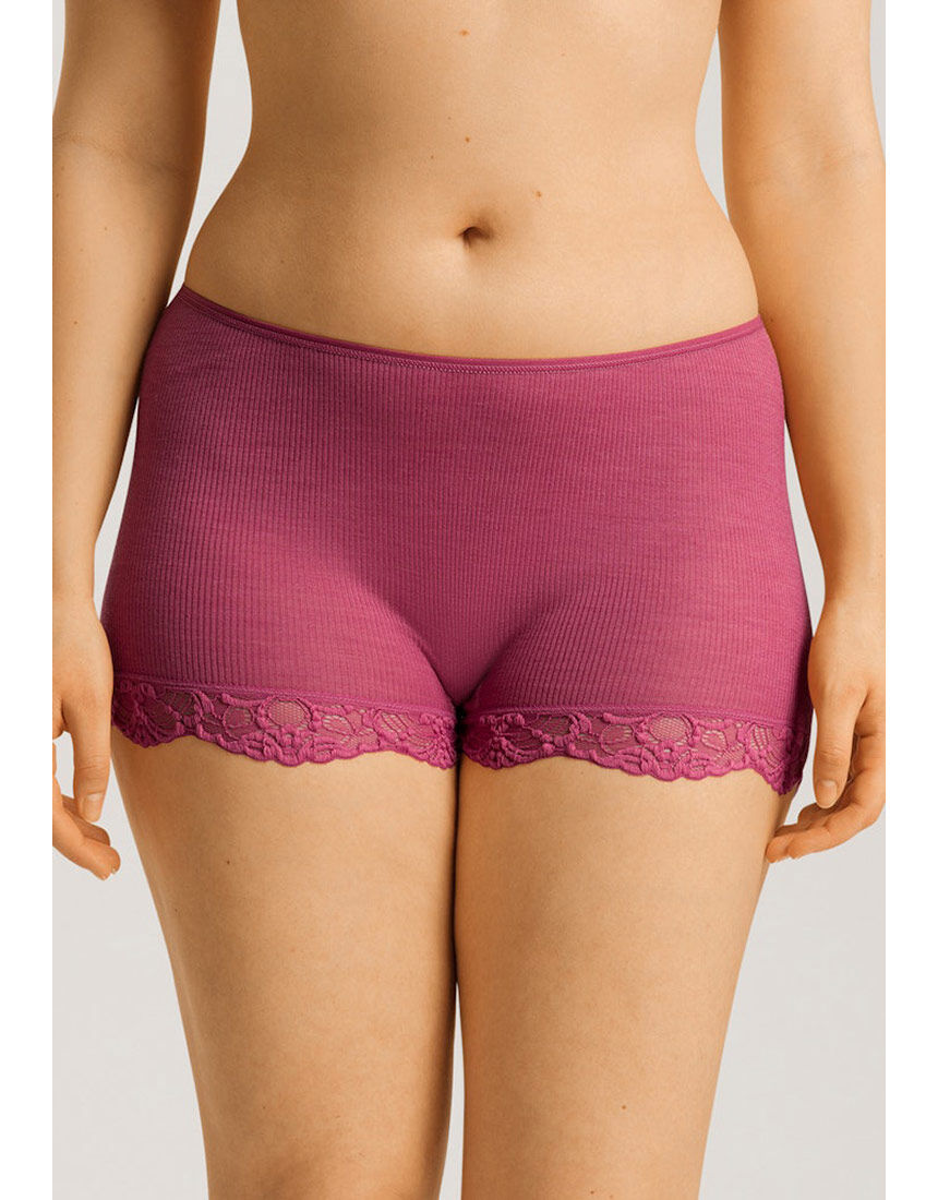 ハンロ シルクウールショーツ M ハンロ 身生地ウール・シルク素材 ショーツ PIH323｜ワコール