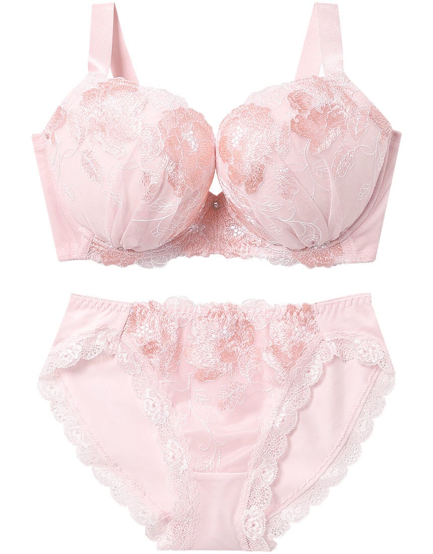 Lingè Noël ランジェノエル 美胸脇高 グラマーサイズ ブラ＆ショーツ