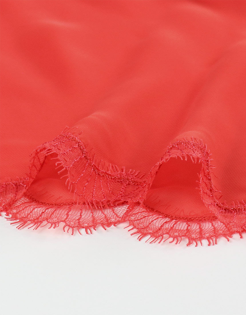 Yue 6色の刺繍糸を使った上質なケミカルレース キャミソール CJP271