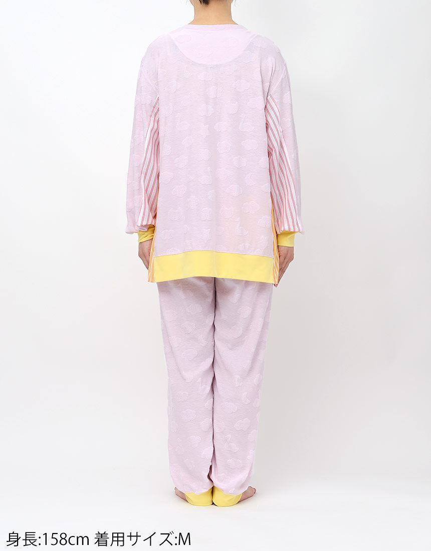 ツモリチサトスリープ 無地とストライプの組み合わせが楽しめる