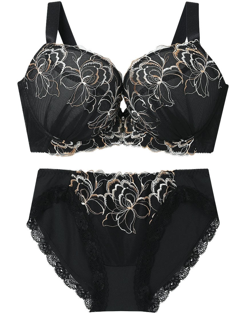 Lingè Noël ランジェノエル 美胸脇高 グラマーサイズ ブラ＆ショーツ