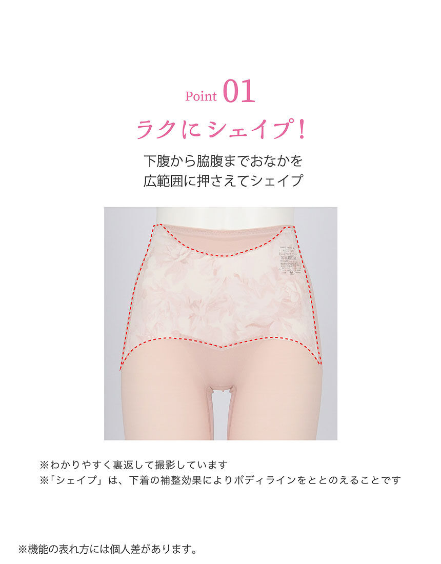 ワコール おなかフラットパンツ ガードル（ロング丈） GRC526｜ワコール直営の公式下着通販サイト ワコールウェブストア